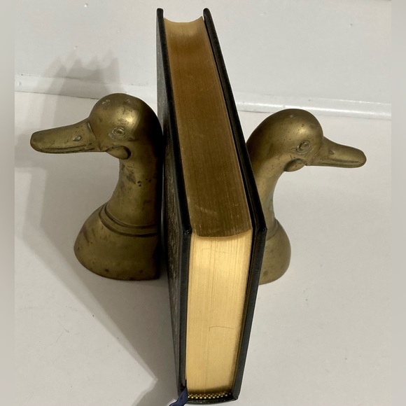 Accents Vintage Brass Bookends In The Shape Of Duck Heads Poshmark